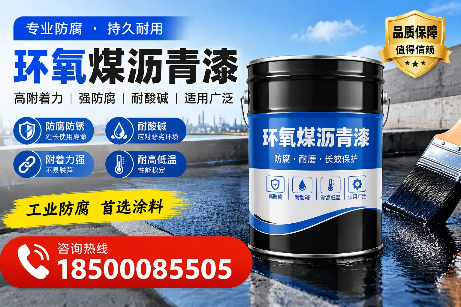 环氧煤沥青漆在不同气候条件下的应用效果，黑河案例分析